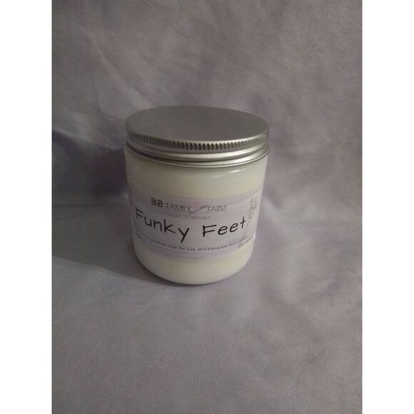 B&B Family Lavender Farm Funky Feet Lavender Cream 236 ml Foot Cream - Picture 1 of 2